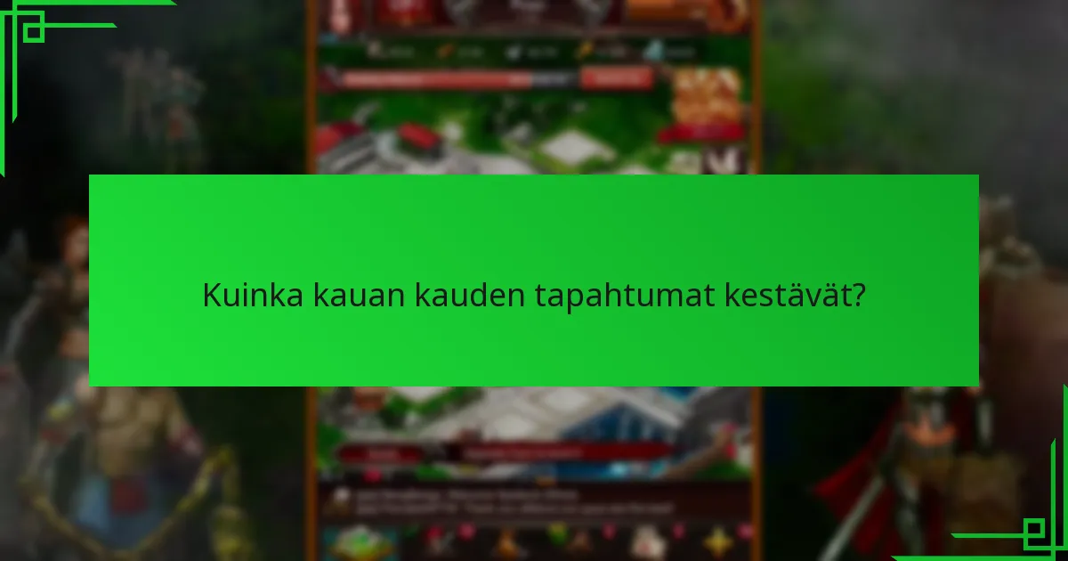 Mitkä ovat virstanpylväs-palkinnot kauden tapahtumissa?