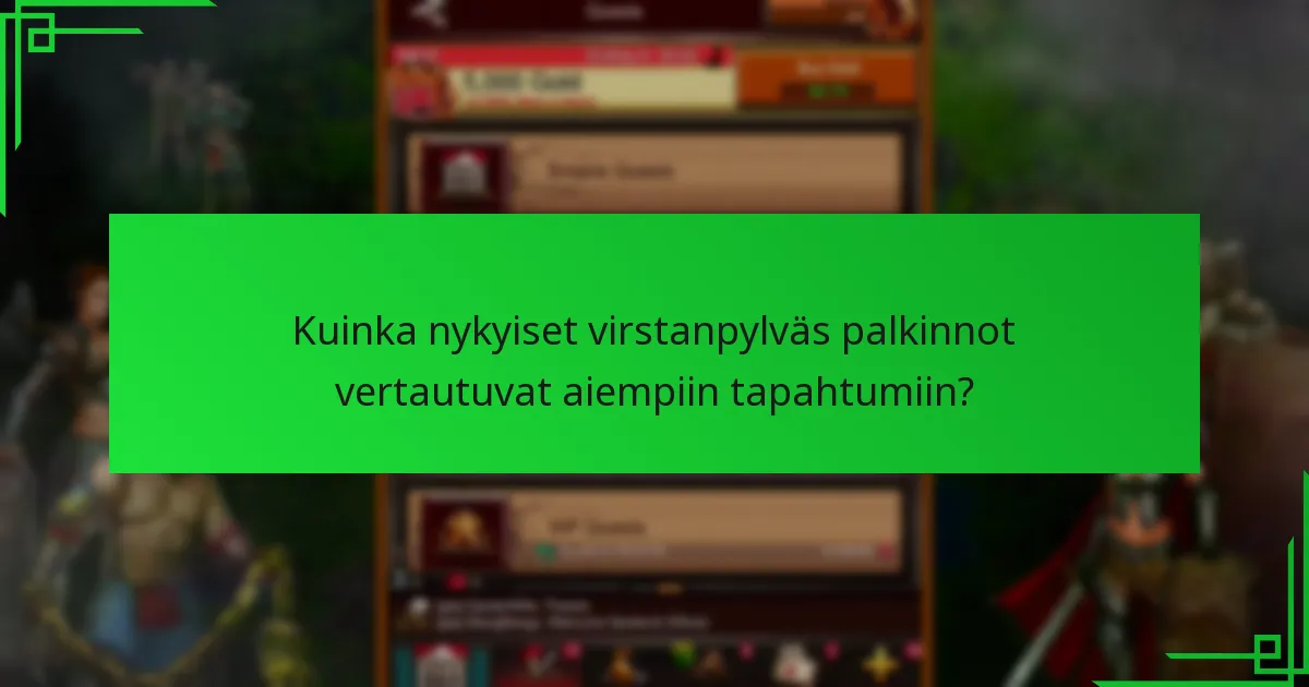 Mitkä ovat tapahtumassa saatavilla olevat erityiset virstanpylväs palkinnot?