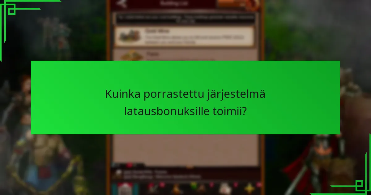 Kuinka porrastettu järjestelmä latausbonuksille toimii?