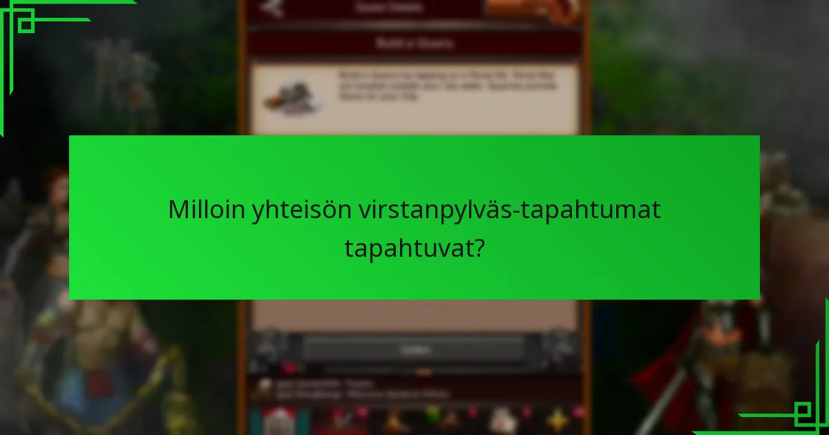 Kuinka pelaajat voivat osallistua yhteisön virstanpylväisiin?
