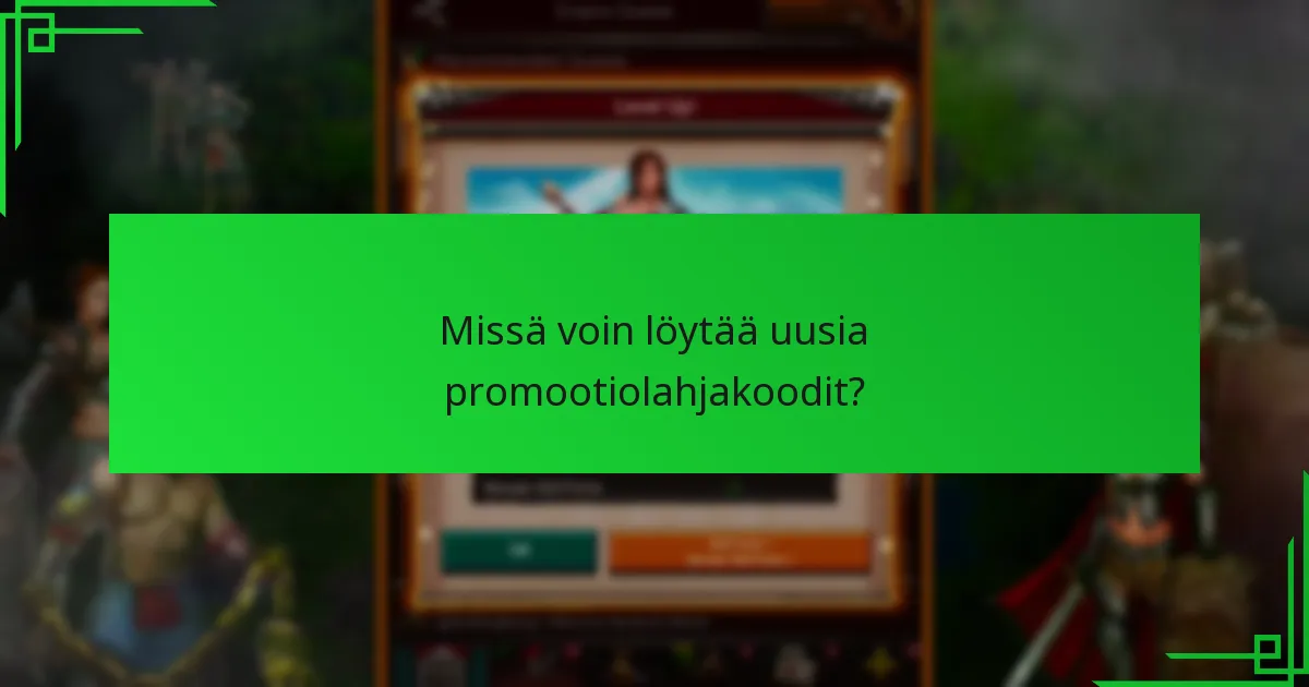 Mitkä ovat promootiolahjakoodien vanhenemispäivät?