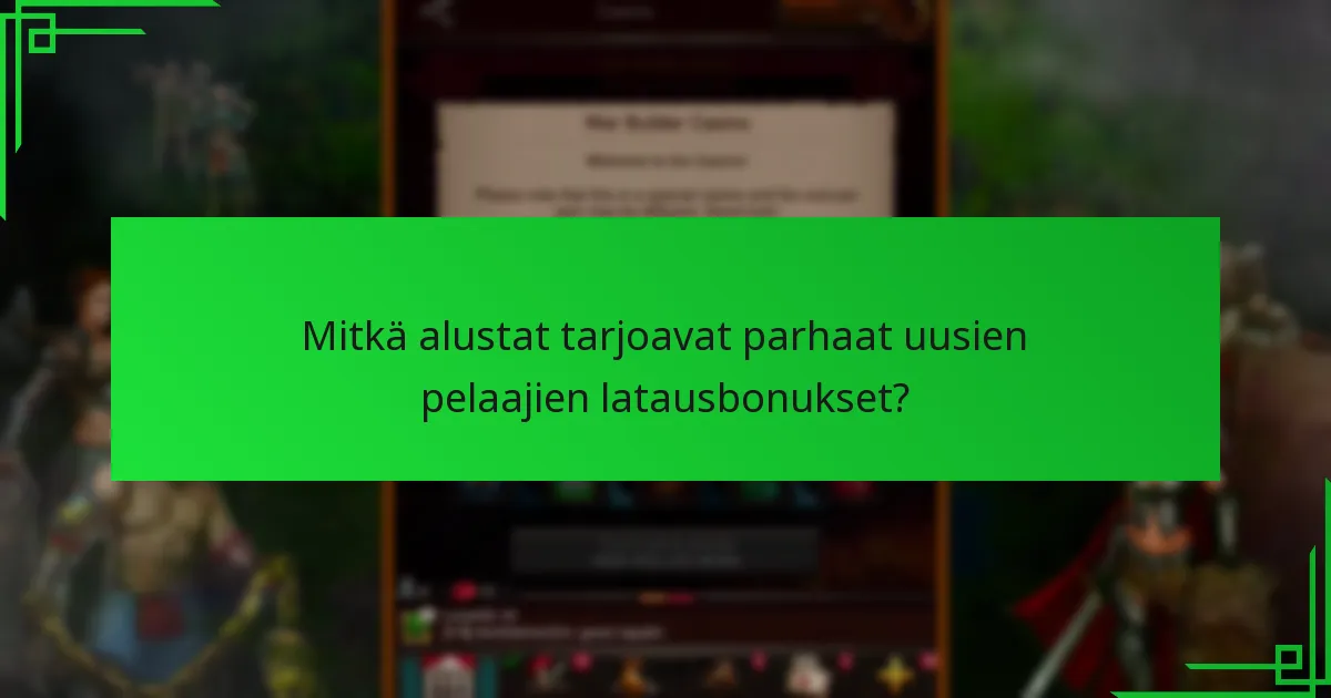 Mitkä ovat latausbonusten ehdot ja säännöt?