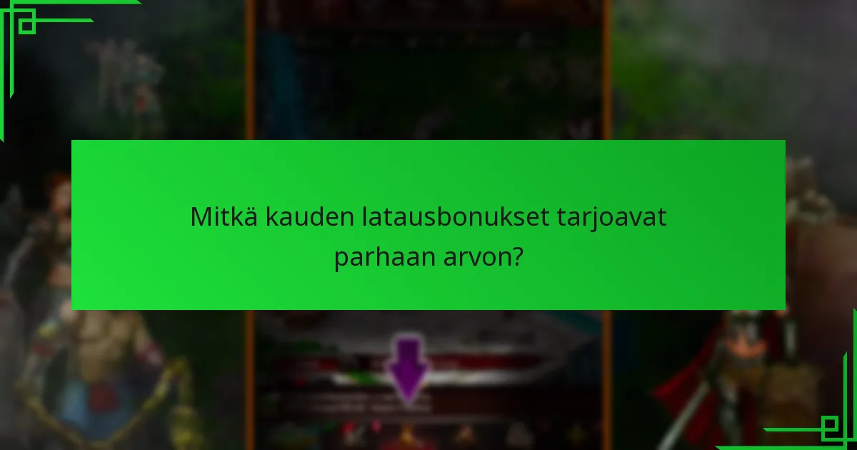 Kuinka voin lunastaa kauden latausbonuksia?