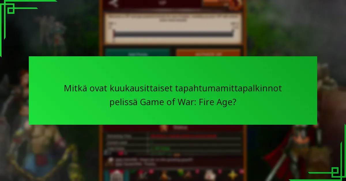 Kuinka kuukausittaiset tapahtumamittapalkinnot vertautuvat aiempiin tapahtumiin?
