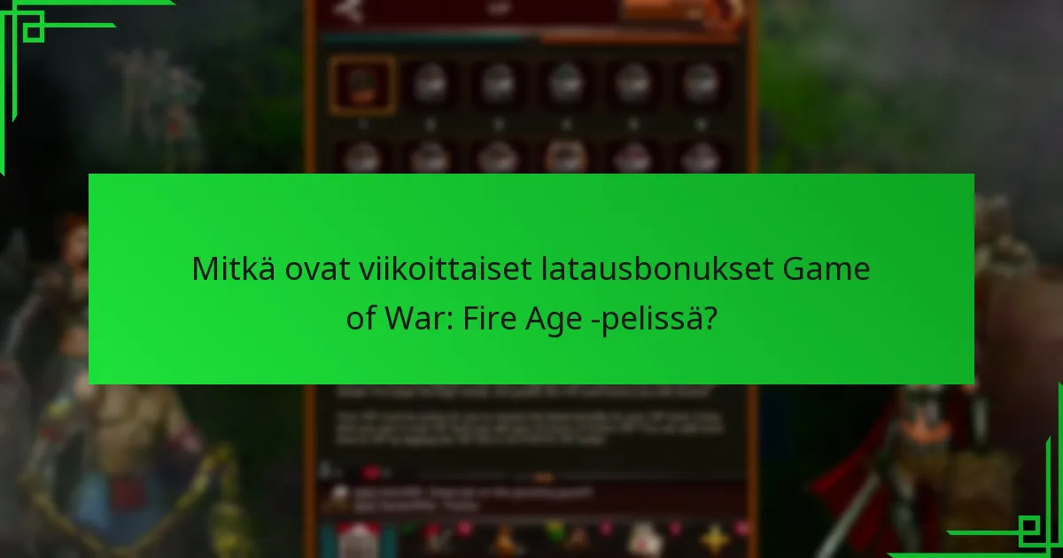 Mitkä rajoitukset koskevat viikoittaisia latausbonuksia?